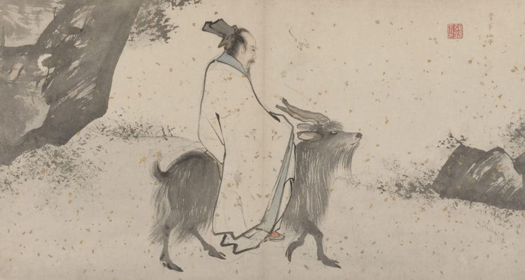 Not a picture of Zhenyuan but a tapestry typical of his era