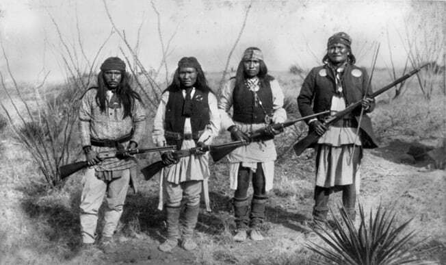 Geronimos Apache Warriors and their Winchester Model Rifles