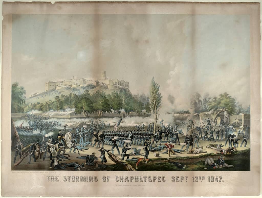 The Stoming of Chapultepec, Sept. 13th 1847 - The Battle of Chapultepec