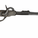 Rifles of Resolve: The Cosmopolitan and Gwyn & Campbell Carbines in the Civil War Antique muzzleloader rifle with wooden stock and metal barrel for gun enthusiasts and historical firearm collectors.