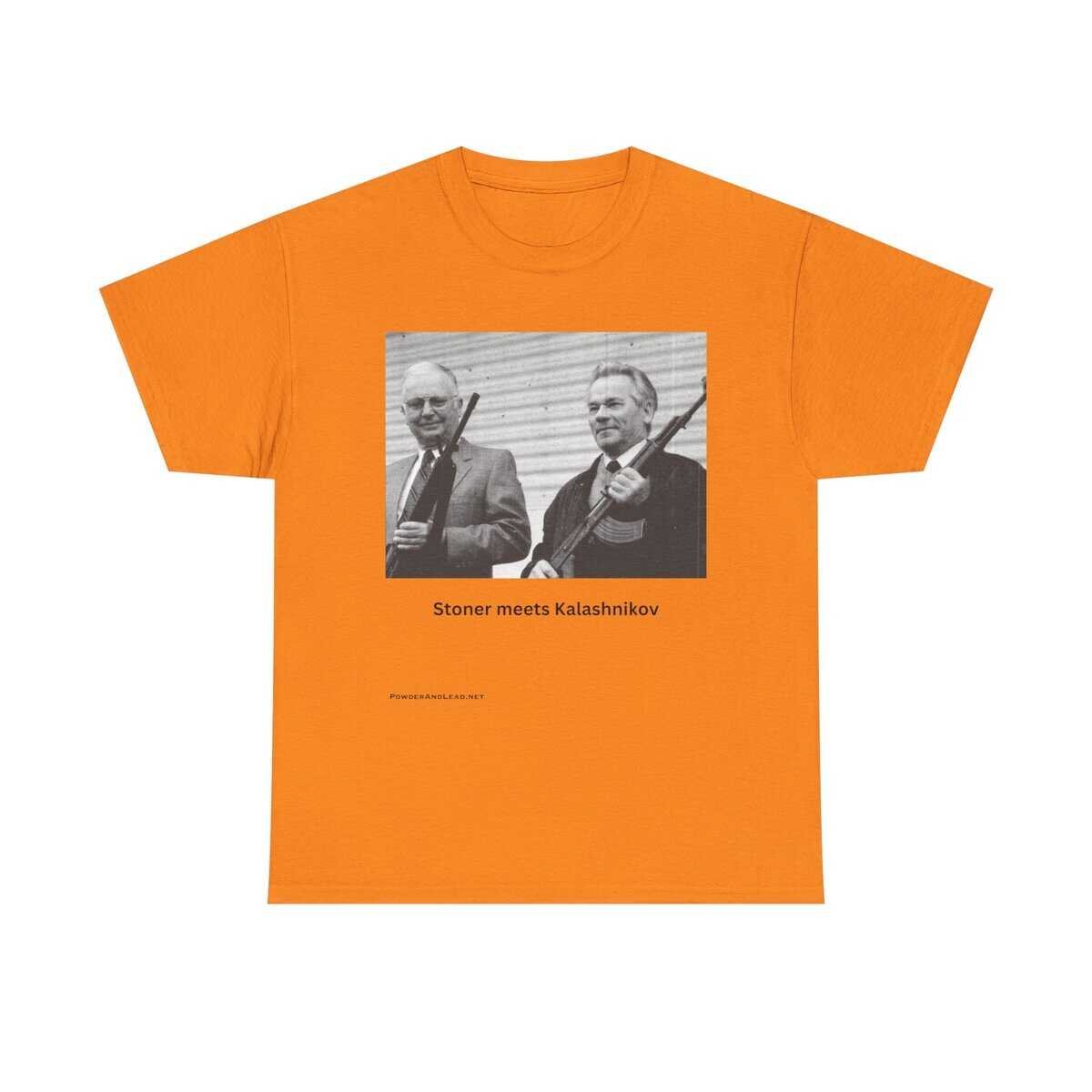 When Legends Met — Stoner & Kalashnikov T-Shirt — Two Men. Two Rifles. One Legacy. - Image 6