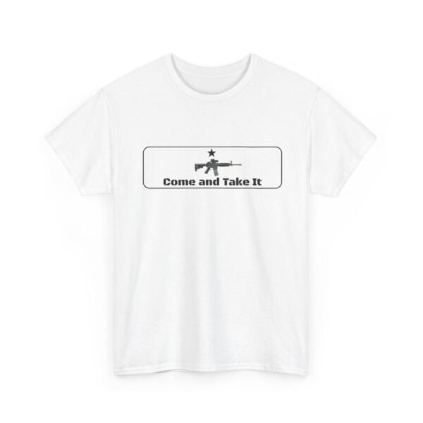 Come and Take It — Modern Rifle Edition T-Shirt —Timeless Defiance. Modern Firepower. Unapologetically American. - Image 2