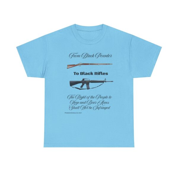 From Black Powder to Black Rifles — Heritage T-Shirt — A Journey Through American Firepower and Freedom. - Image 15