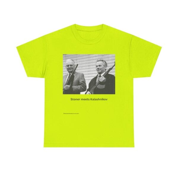 When Legends Met — Stoner & Kalashnikov T-Shirt — Two Men. Two Rifles. One Legacy. - Image 7