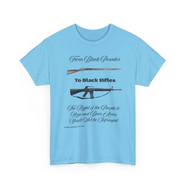 From Black Powder to Black Rifles — Heritage T-Shirt — A Journey Through American Firepower and Freedom. - Image 16