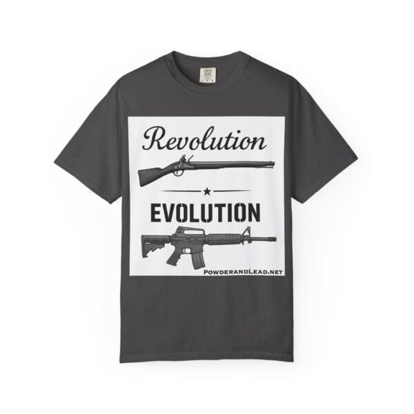 Revolution Evolution Garment-Dyed T-Shirt | Stylish Casual Wear | Gift for Freedom Lovers, [...] - Image 2