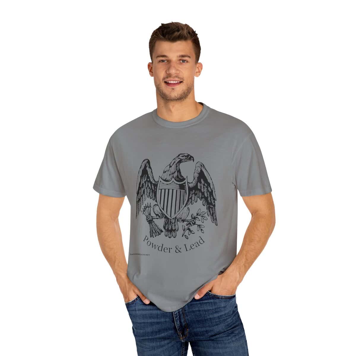 Powder & Lead “Eagle Emblem” T-Shirt – Strength, Heritage, and Precision in Every Thread - Image 16