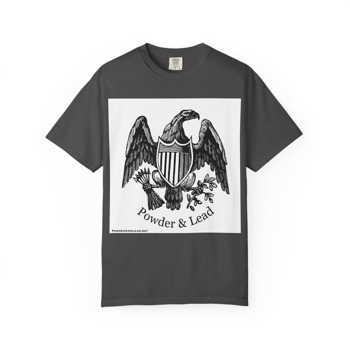 Powder & Lead “Eagle Emblem” T-Shirt – Strength, Heritage, and Precision in Every Thread - Image 5