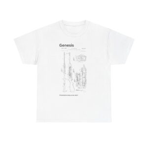 Unisex Heavy Cotton Tee with Genesis Design - Comfortable Casual Wear, Perfect for Music Lovers, Gift for Birthdays, Festivals, or [...]