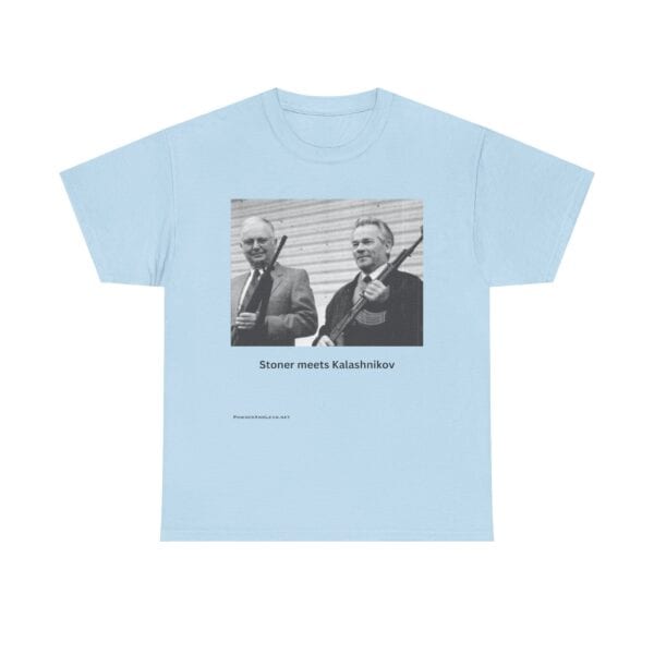 When Legends Met — Stoner & Kalashnikov T-Shirt — Two Men. Two Rifles. One Legacy. - Image 8