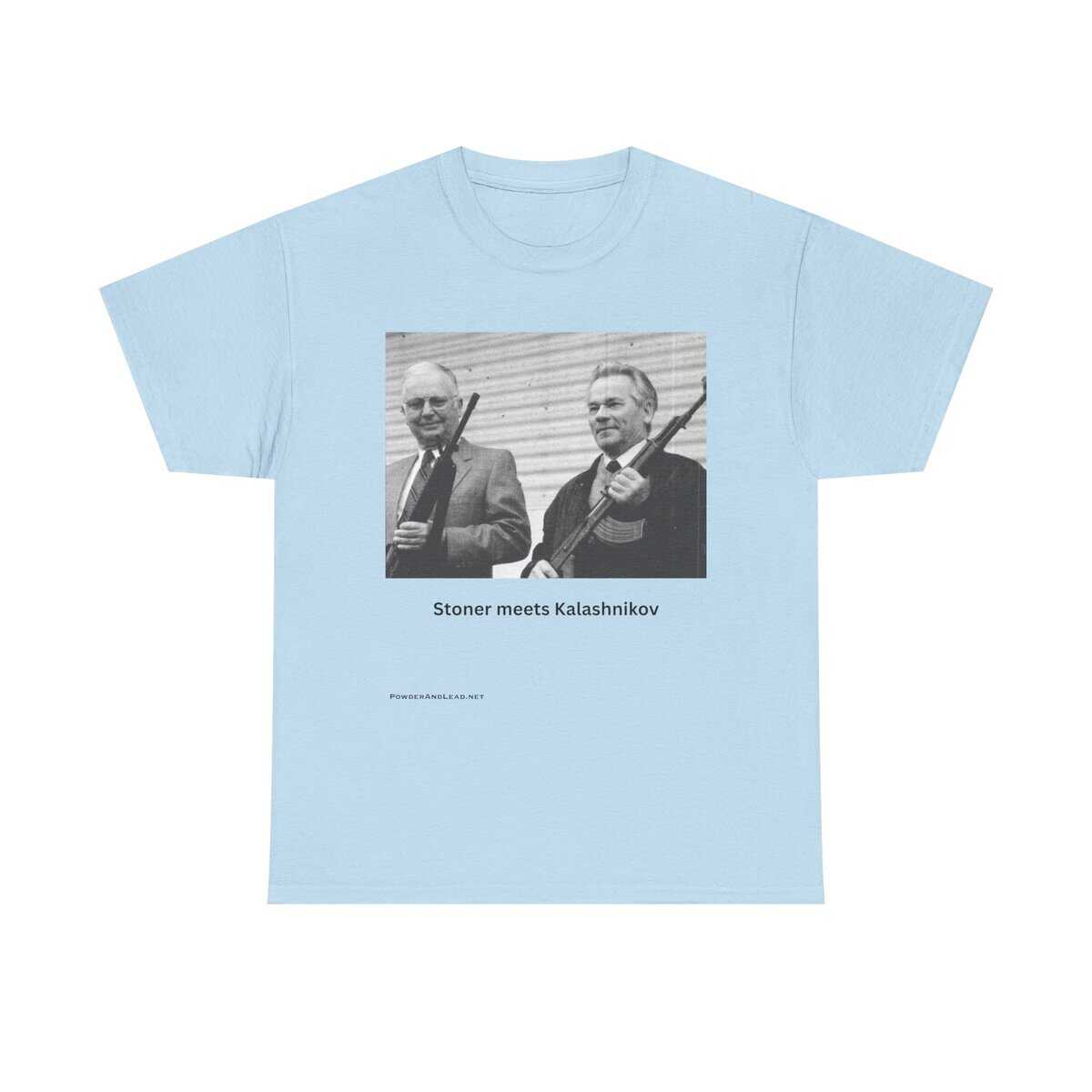 When Legends Met — Stoner & Kalashnikov T-Shirt — Two Men. Two Rifles. One Legacy. - Image 8