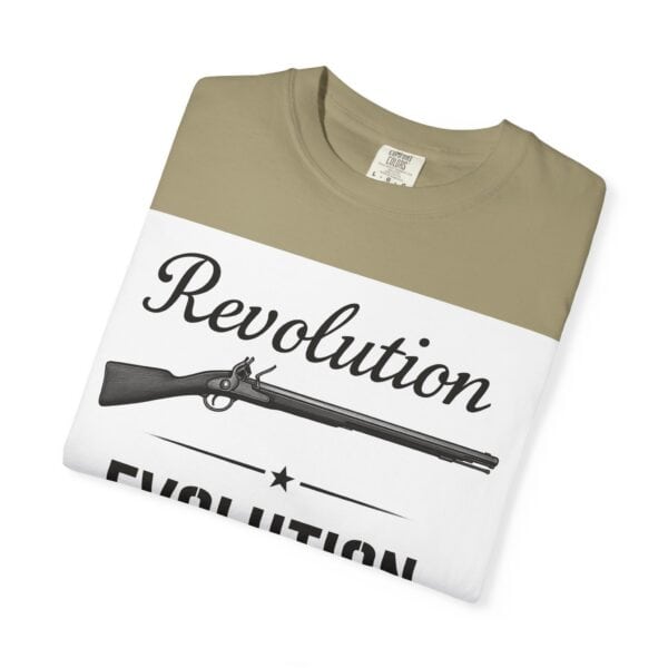 Revolution Evolution Garment-Dyed T-Shirt | Stylish Casual Wear | Gift for Freedom Lovers, [...] - Image 11