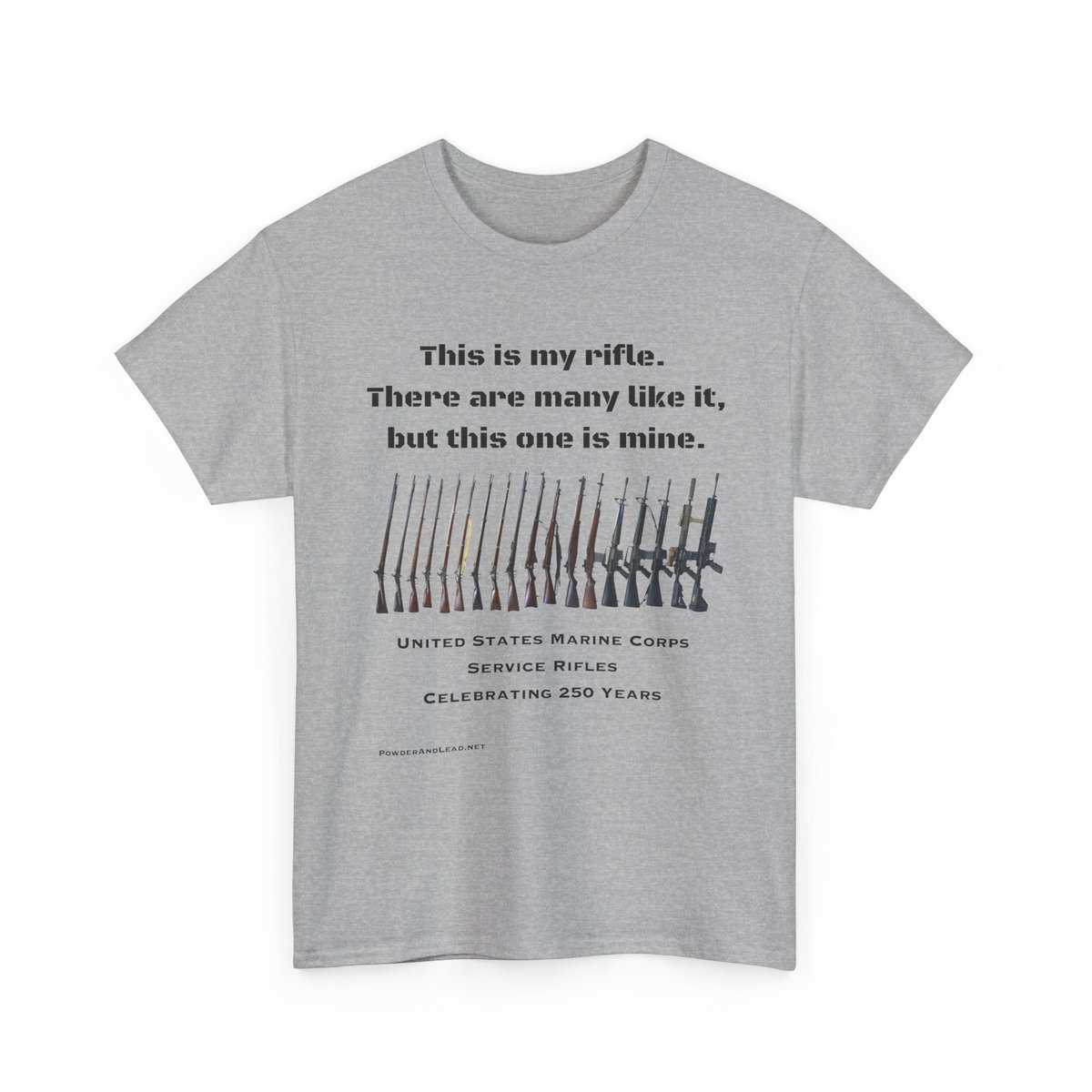 “This Is My Rifle” — U.S. Marine Corps Service Rifles 250th Anniversary Edition T-Shirt — Honor. Heritage. The Brotherhood of the Rifle. - Image 7