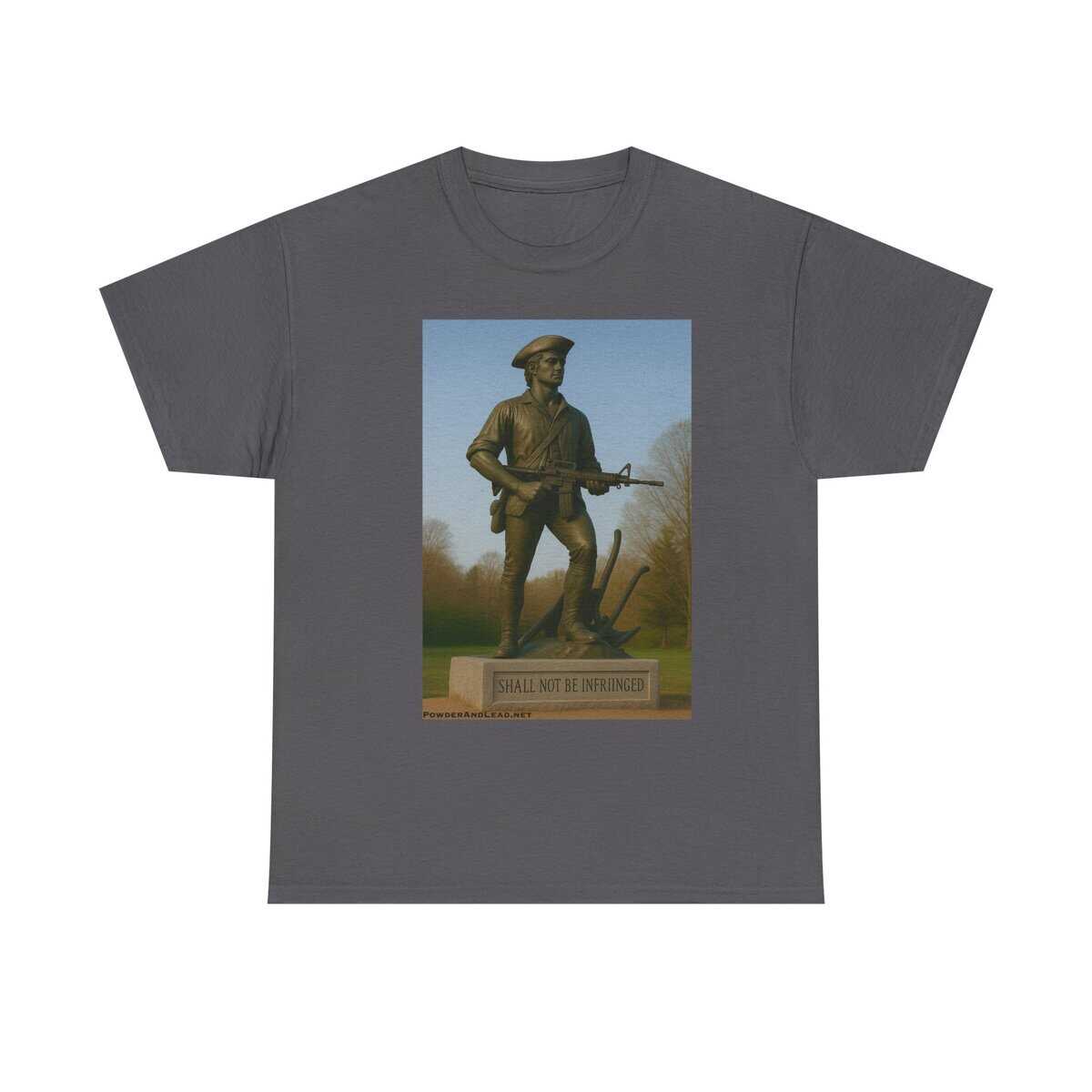 “Shall Not Be Infringed” — The Minute Man Modern Edition T-Shirt — Where Heritage Meets Firepower. - Image 7
