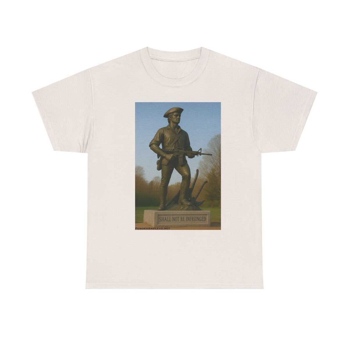 “Shall Not Be Infringed” — The Minute Man Modern Edition T-Shirt — Where Heritage Meets Firepower. - Image 5