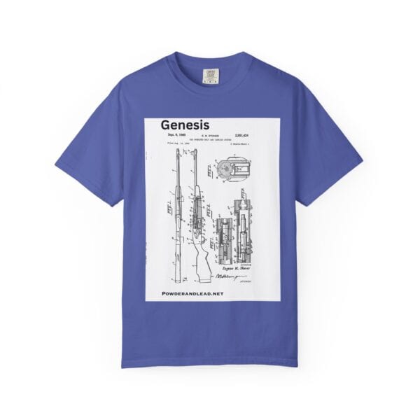 Unisex Genesis Design T-shirt, Retro Firearm Graphic Tee, Casual Wear for Gun Enthusiasts, Gift for Father's Day, Unique Men's and Women's [...]
