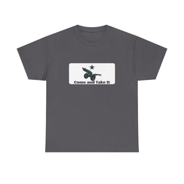Come and Take It — Artillery Edition T-Shirt — From Gonzales to the Modern Battlefield — The Spirit of Defiance Lives On. - Image 3