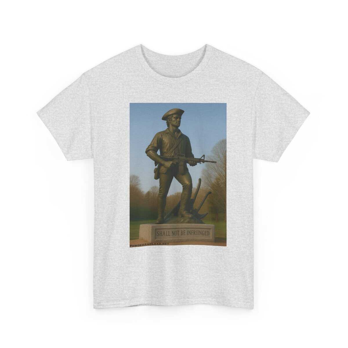 “Shall Not Be Infringed” — The Minute Man Modern Edition T-Shirt — Where Heritage Meets Firepower. - Image 4
