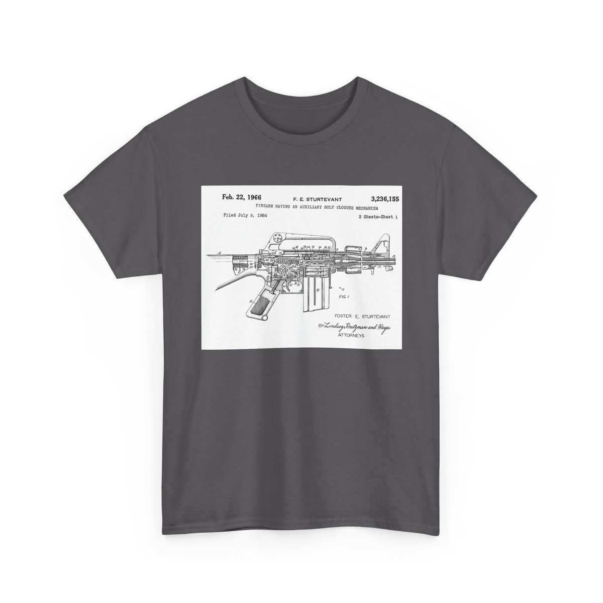 Blueprint of the AR — The 1966 Sturtevant Patent T-Shirt — Where Precision Meets Heritage. - Image 10