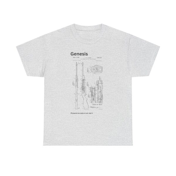Unisex Heavy Cotton Tee with Genesis Design - Comfortable Casual Wear, Perfect for Music Lovers, Gift for Birthdays, Festivals, or [...] - Image 5