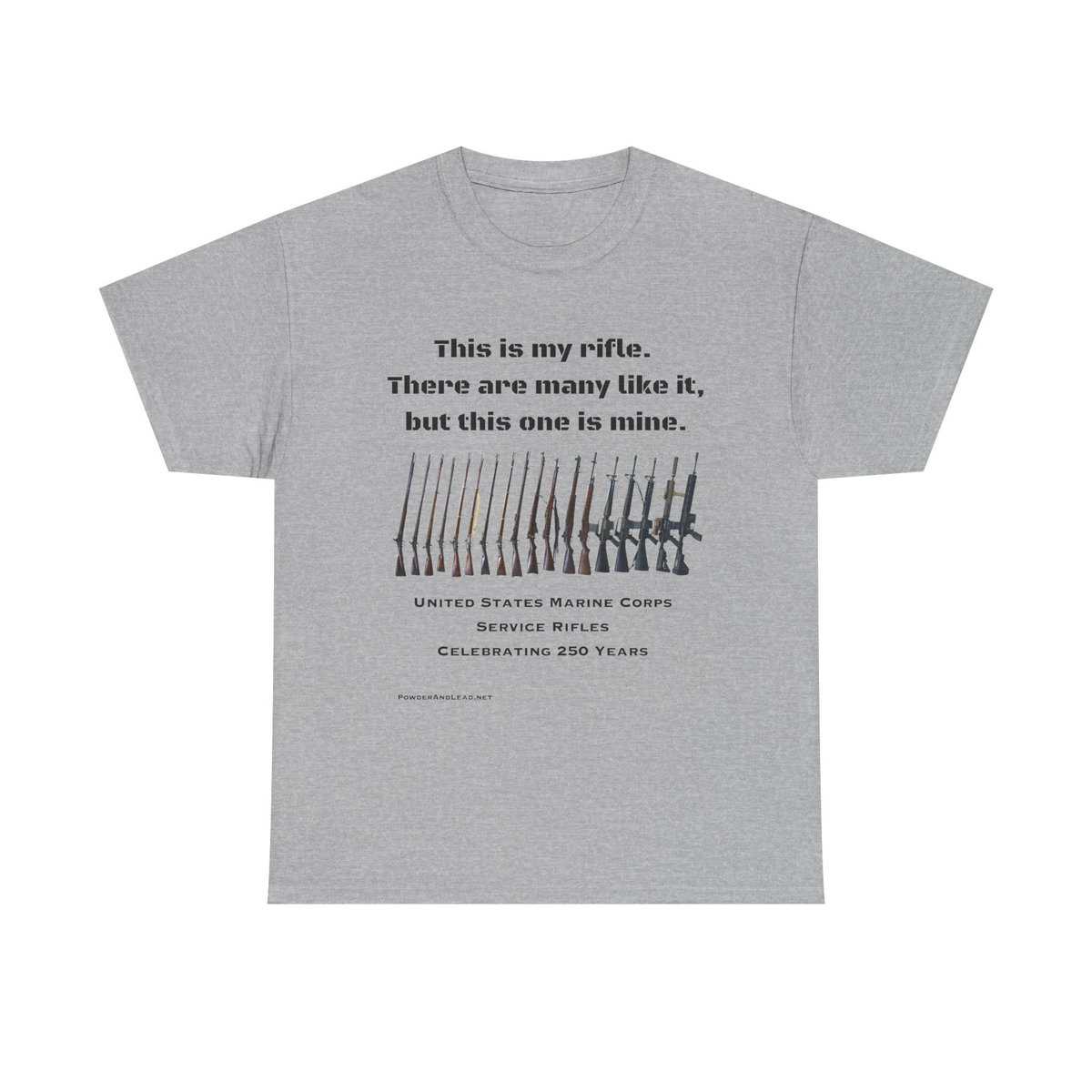 “This Is My Rifle” — U.S. Marine Corps Service Rifles 250th Anniversary Edition T-Shirt — Honor. Heritage. The Brotherhood of the Rifle. - Image 5