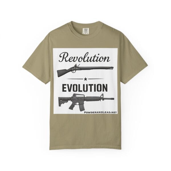 Revolution Evolution Garment-Dyed T-Shirt | Stylish Casual Wear | Gift for Freedom Lovers, [...] - Image 9