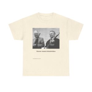 When Legends Met — Stoner & Kalashnikov T-Shirt — Two Men. Two Rifles. One Legacy.