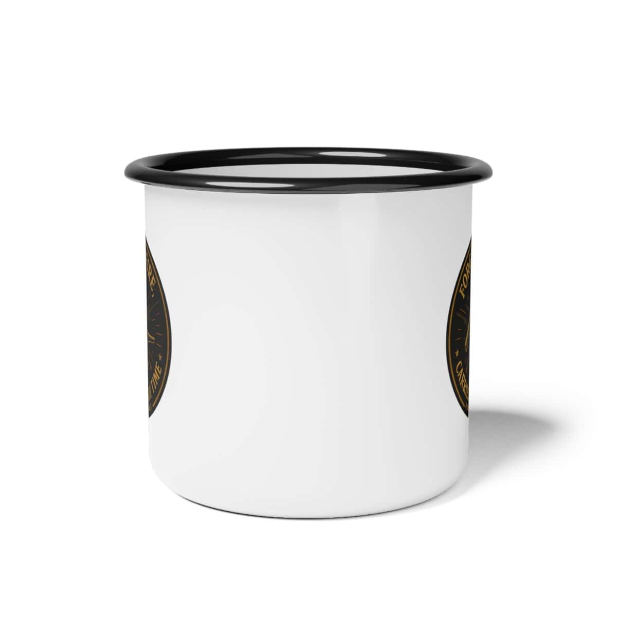 Forged in Fire, Carried Through Time — Enamel Camp Mug  — A Tribute to Craftsmanship, Endurance, and American Grit. - Image 2