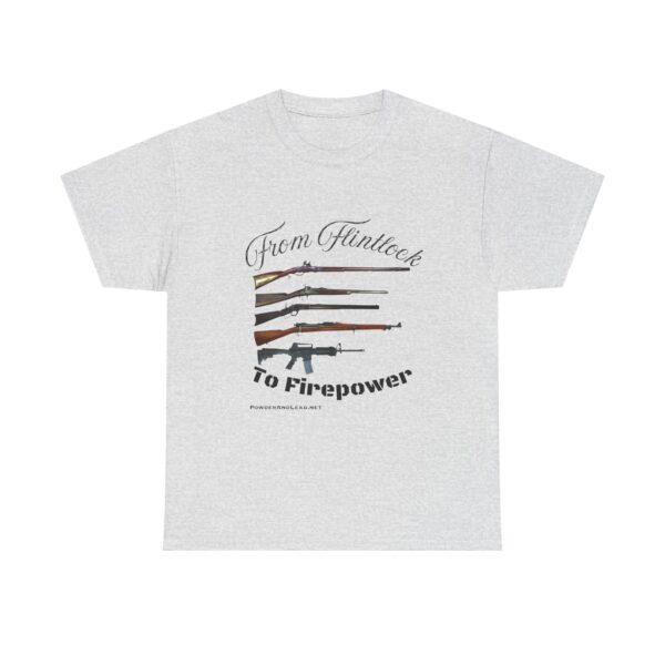 From Flintlock to Firepower T-shirt