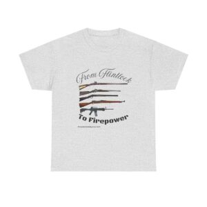 From Flintlock to Firepower — The Evolution of the Rifle T-Shirt — Five centuries of innovation. One bold design.