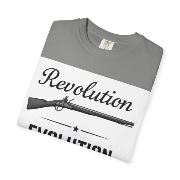 Revolution Evolution Garment-Dyed T-Shirt | Stylish Casual Wear | Gift for Freedom Lovers, [...] - Image 15