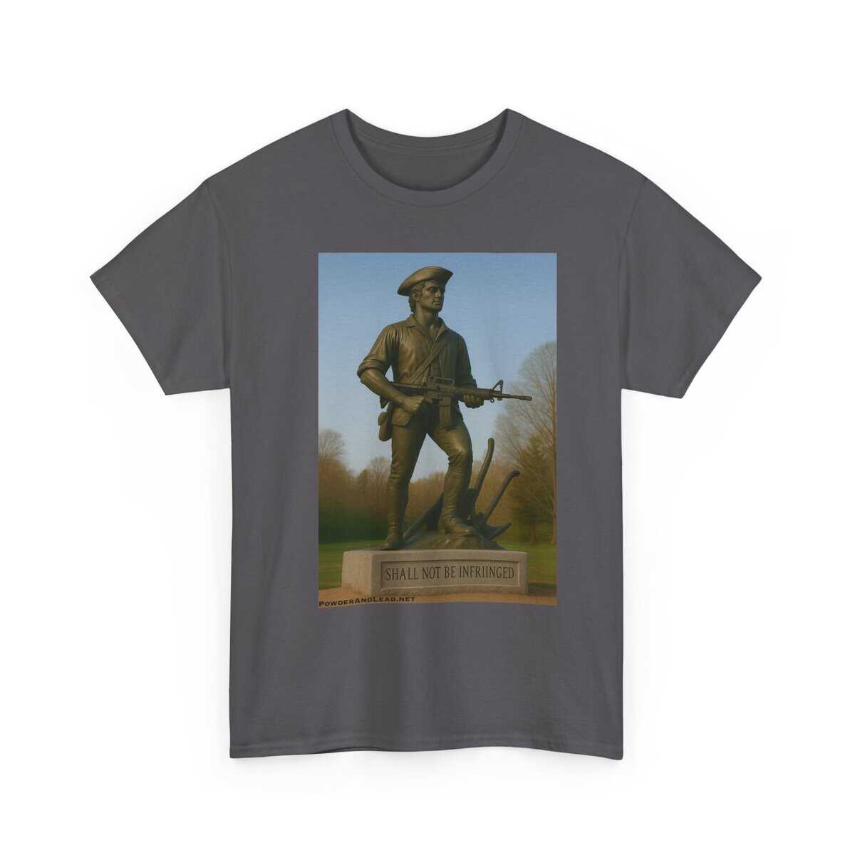 “Shall Not Be Infringed” — The Minute Man Modern Edition T-Shirt — Where Heritage Meets Firepower. - Image 8