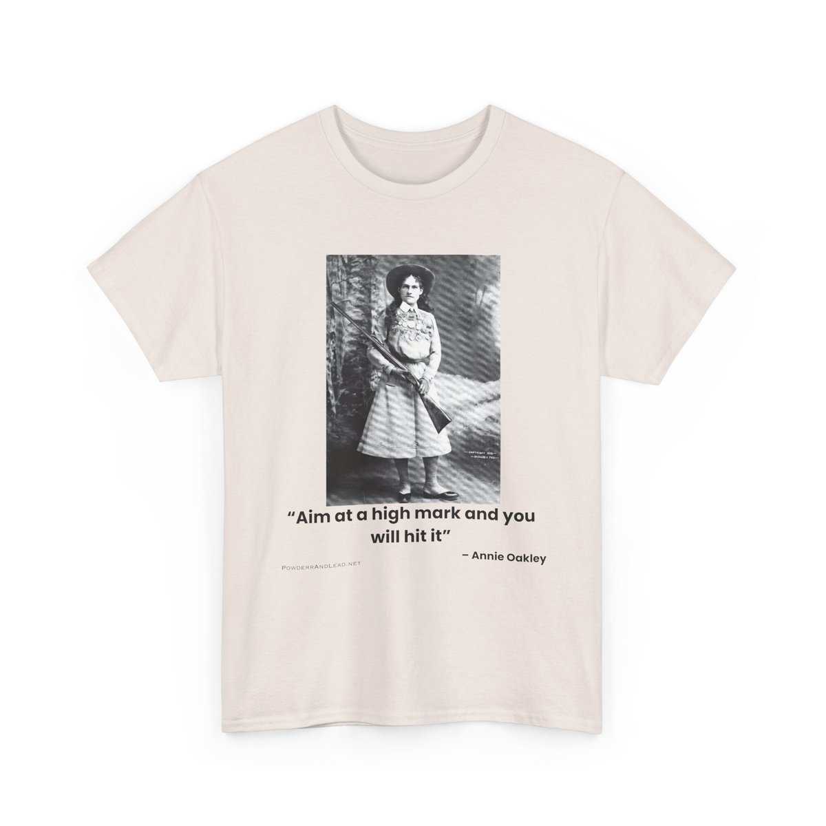 “Aim at a High Mark” — Annie Oakley Tribute T-Shirt — Confidence. Grace. Precision. - Image 6