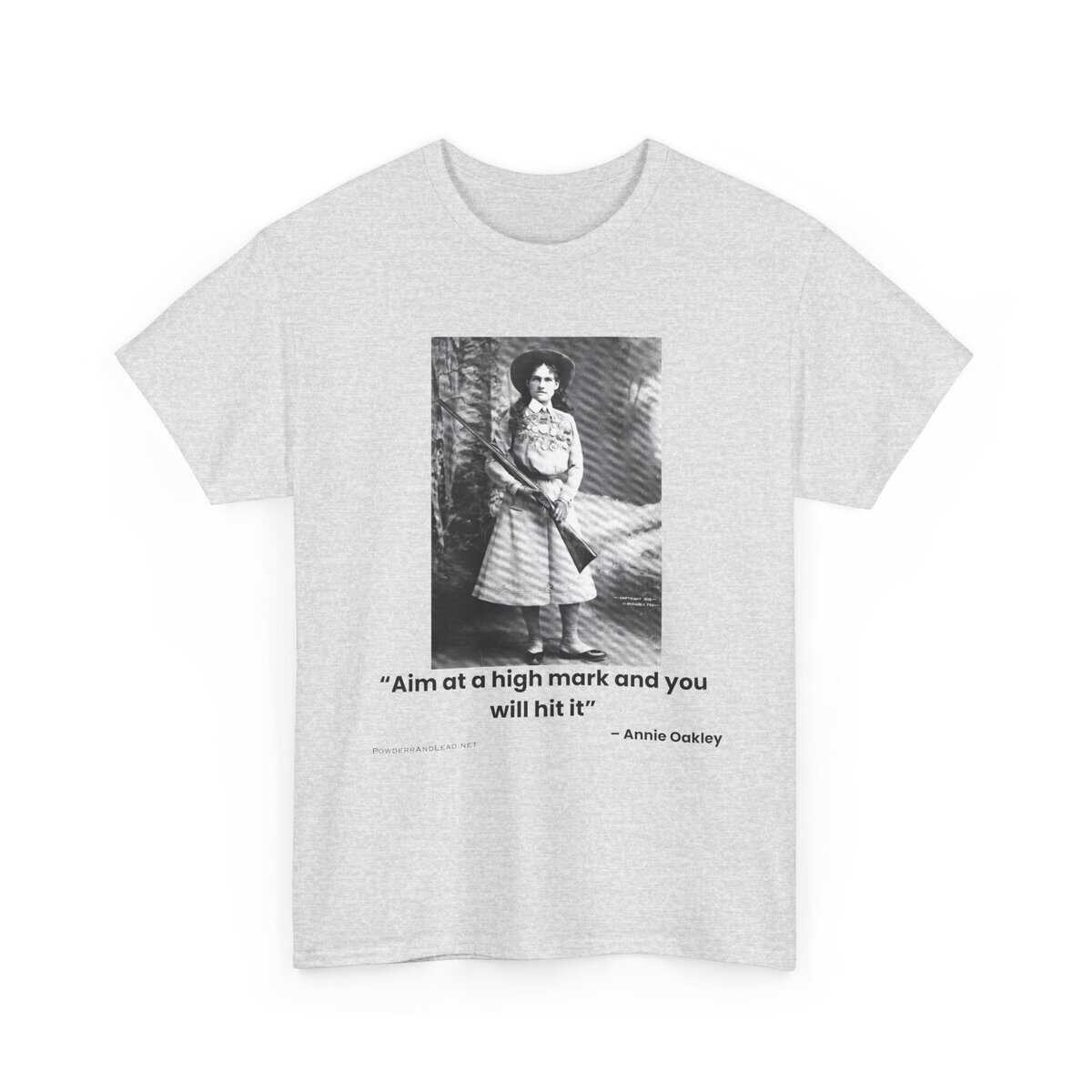 “Aim at a High Mark” — Annie Oakley Tribute T-Shirt — Confidence. Grace. Precision. - Image 4