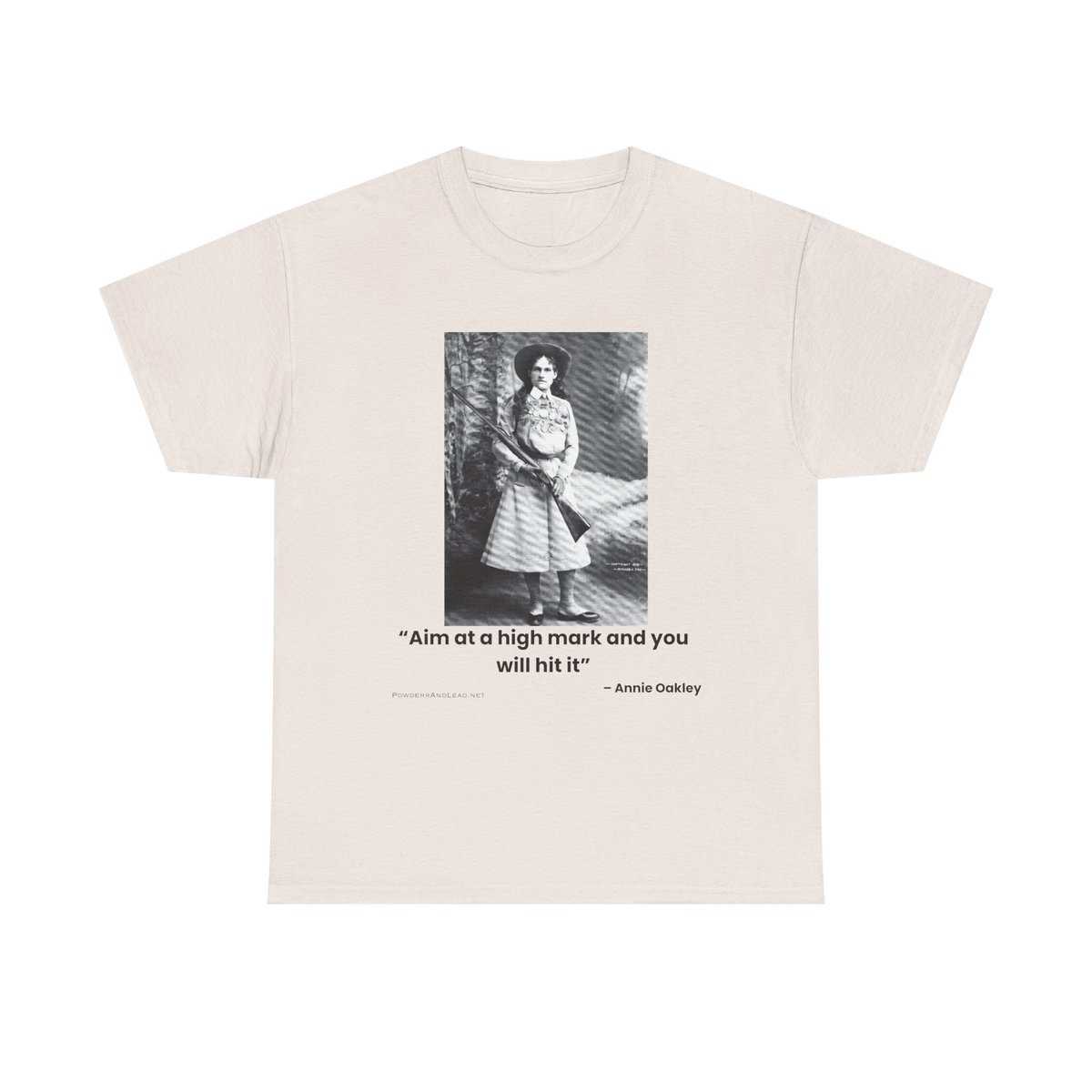 “Aim at a High Mark” — Annie Oakley Tribute T-Shirt — Confidence. Grace. Precision. - Image 5