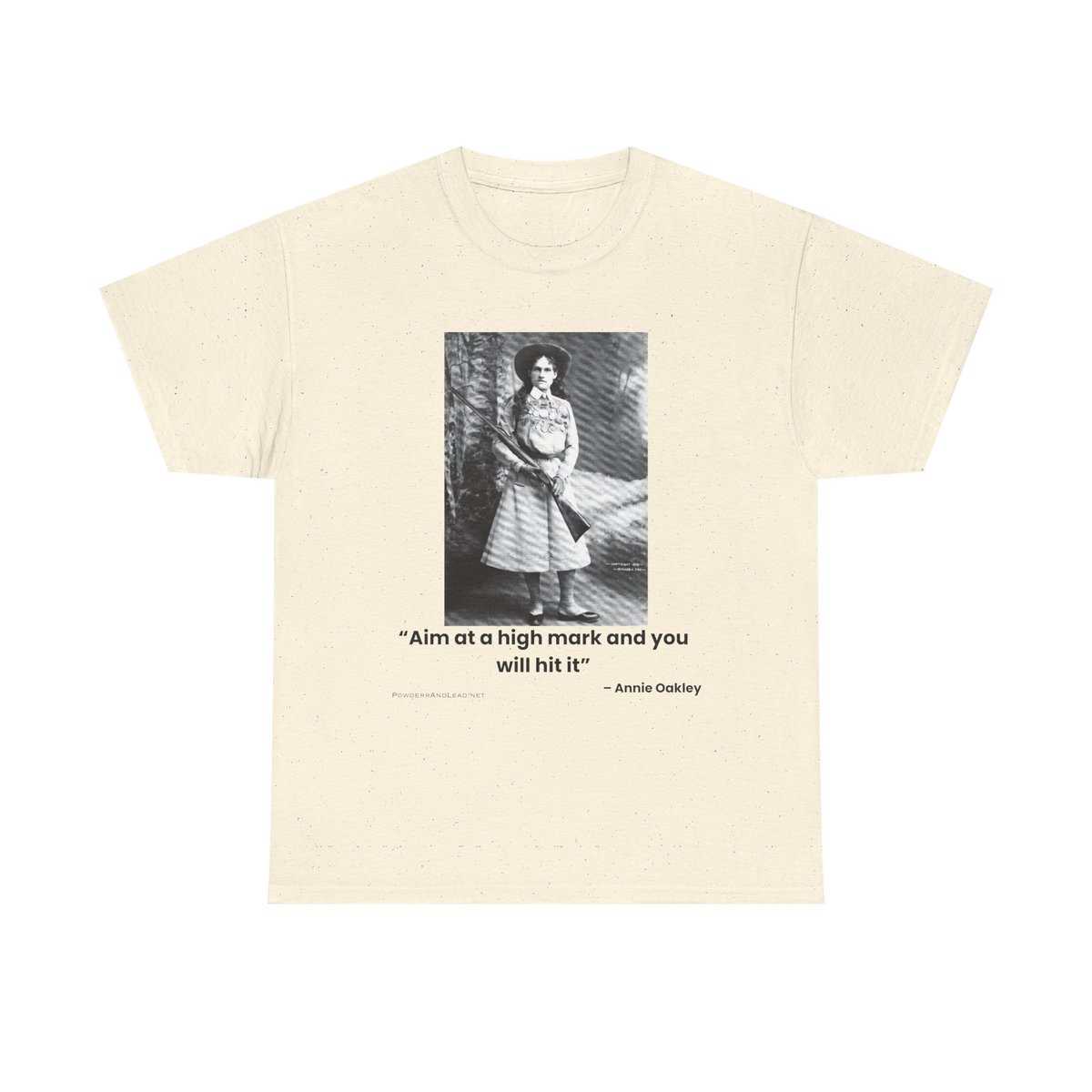 “Aim at a High Mark” — Annie Oakley Tribute T-Shirt — Confidence. Grace. Precision. - Image 7