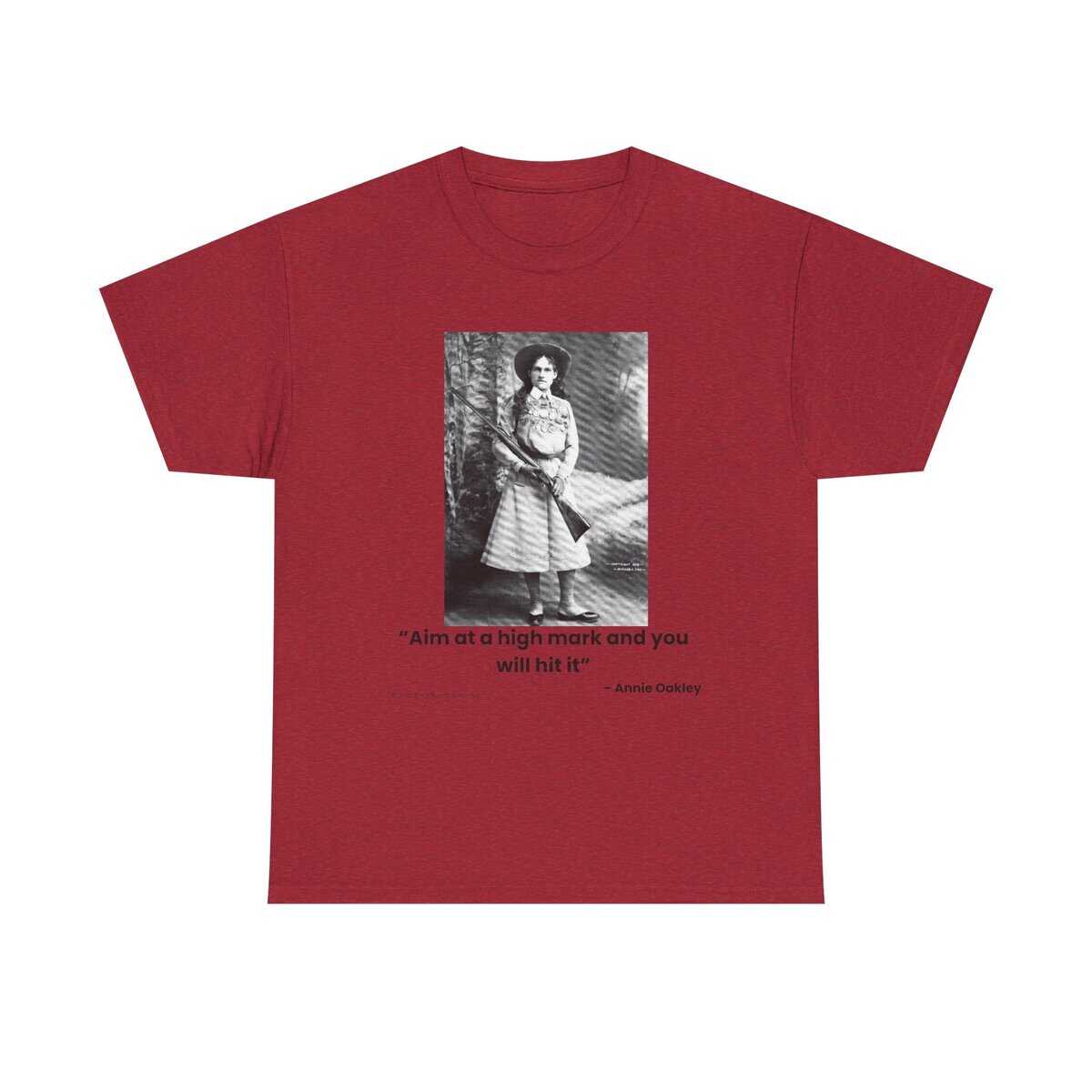 “Aim at a High Mark” — Annie Oakley Tribute T-Shirt — Confidence. Grace. Precision. - Image 15