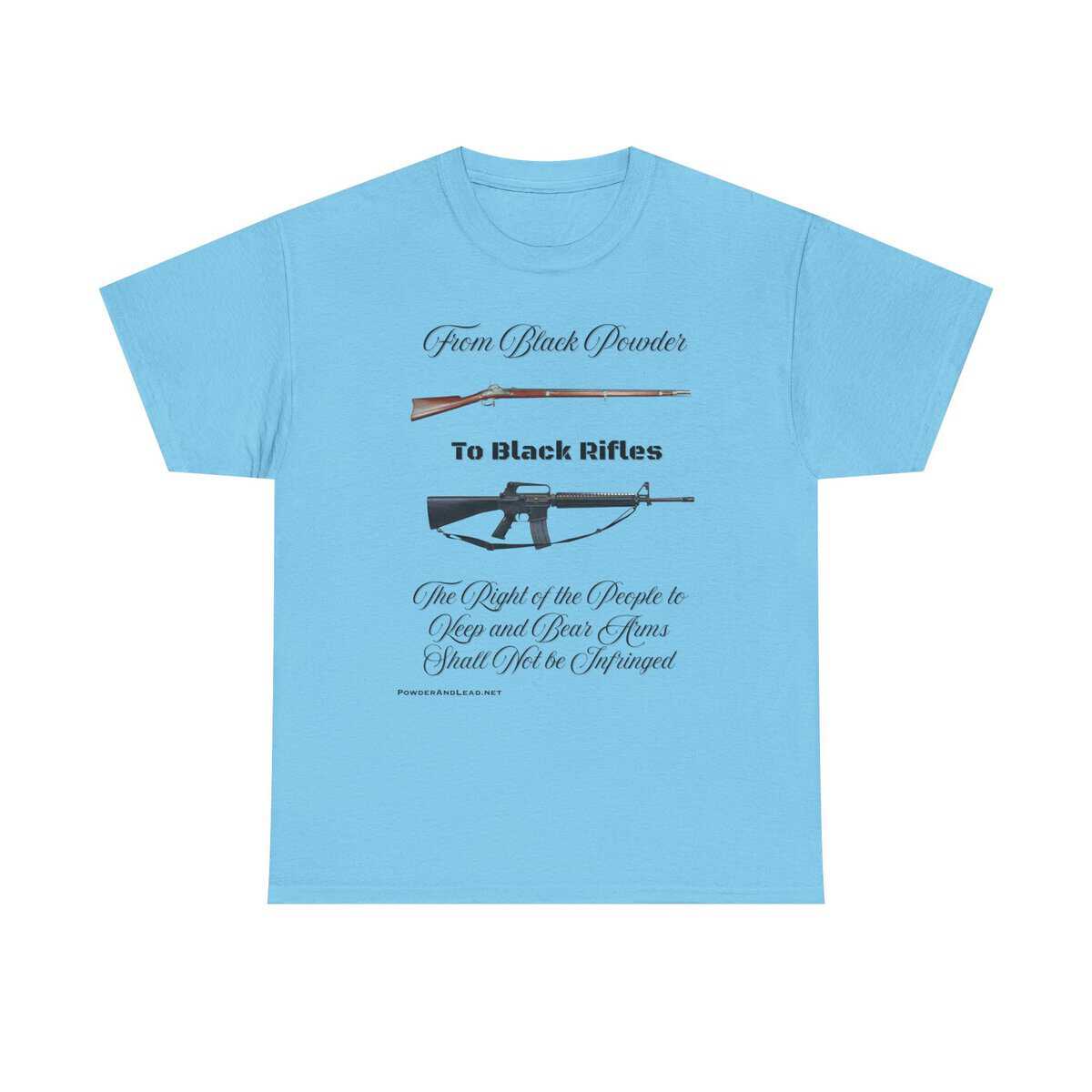 From Black Powder to Black Rifles - Heritage T-Shirt - SHALL NOT BE INFRINGED - A Journey Through American Firepower and Freedom. - Image 15
