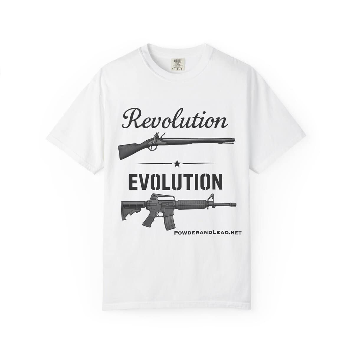 Revolution Evolution Garment-Dyed T-Shirt - Gift for Freedom Lovers - Image 8