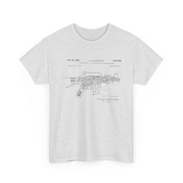 Blueprint of the AR - The 1966 Sturtevant Patent T-Shirt - Where Precision Meets Heritage. - Image 2
