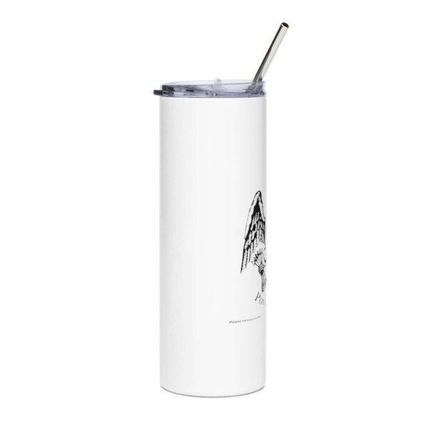 Powder & Lead Eagle Stainless Steel Tumbler (20 oz):  Heritage Meets Heat Retention - The Spirit of American Grit in Every Sip. - Image 2