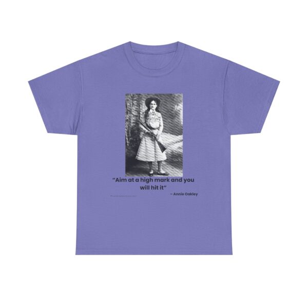 "Aim at a High Mark" - Annie Oakley Tribute T-Shirt - Confidence. Grace. Precision. - Image 13