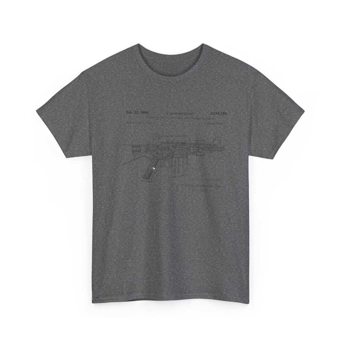 Blueprint of the AR - The 1966 Sturtevant Patent T-Shirt - Where Precision Meets Heritage. - Image 8