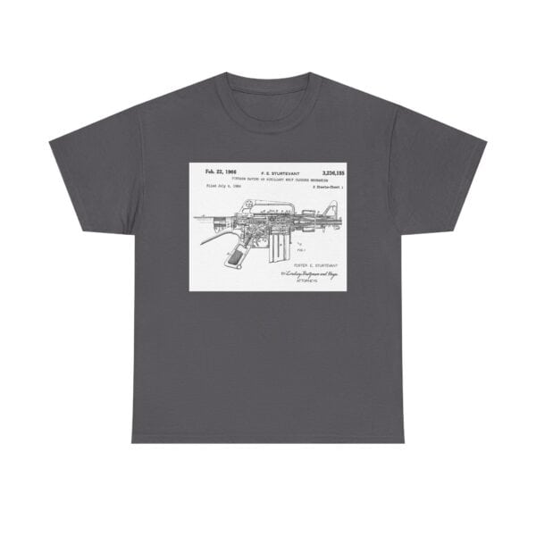 Blueprint of the AR - The 1966 Sturtevant Patent T-Shirt - Where Precision Meets Heritage. - Image 9