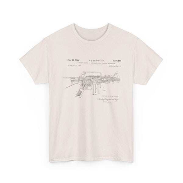 Blueprint of the AR - The 1966 Sturtevant Patent T-Shirt - Where Precision Meets Heritage. - Image 6