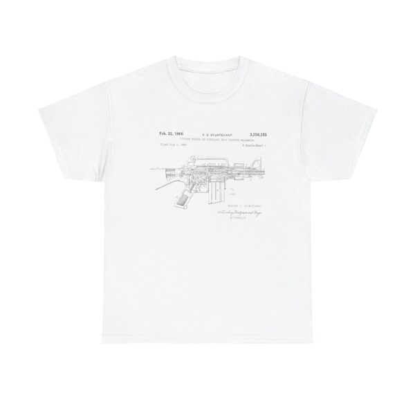 Blueprint of the AR - The 1966 Sturtevant Patent T-Shirt - Where Precision Meets Heritage. - Image 3