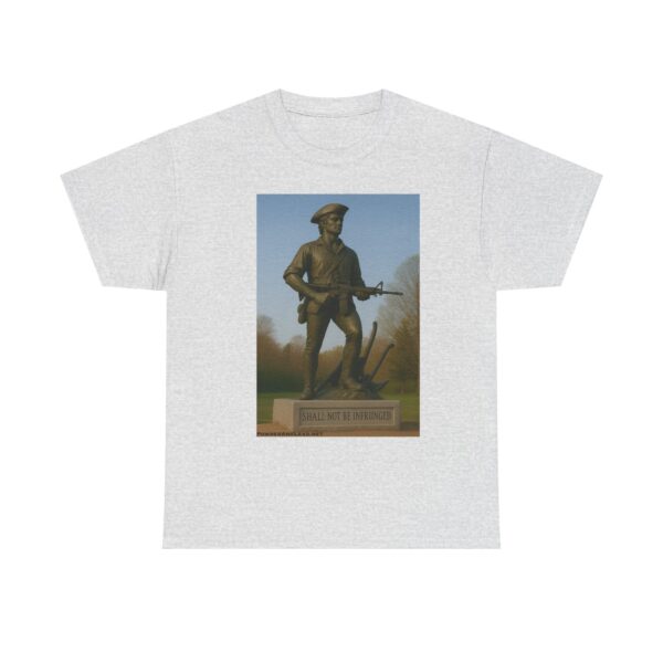 "Shall Not Be Infringed" - The Minute Man Modern Edition T-Shirt - Where Heritage Meets Firepower. - Image 3