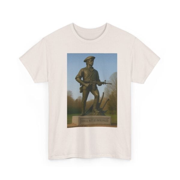 "Shall Not Be Infringed" - The Minute Man Modern Edition T-Shirt - Where Heritage Meets Firepower. - Image 6