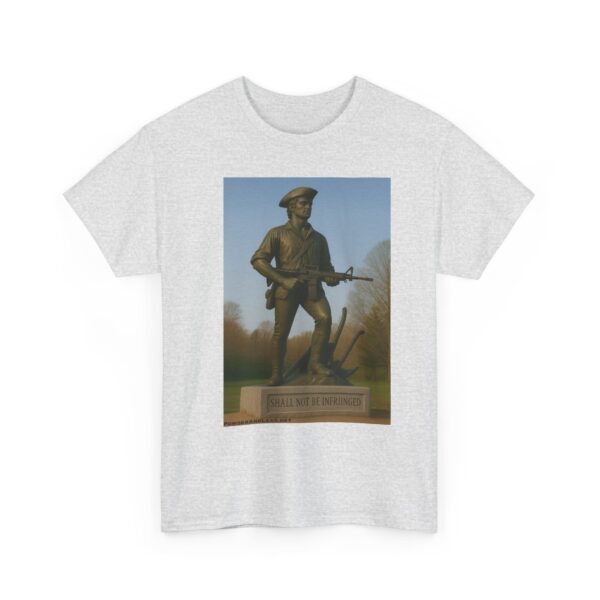"Shall Not Be Infringed" - The Minute Man Modern Edition T-Shirt - Where Heritage Meets Firepower. - Image 4
