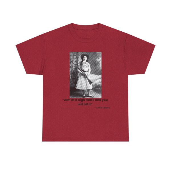 "Aim at a High Mark" - Annie Oakley Tribute T-Shirt - Confidence. Grace. Precision. - Image 15